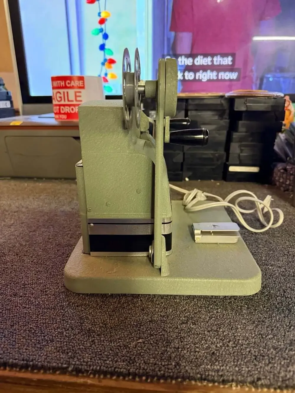Vintage Baia Ediviewer 8mm Movie Editor with Film Cutter